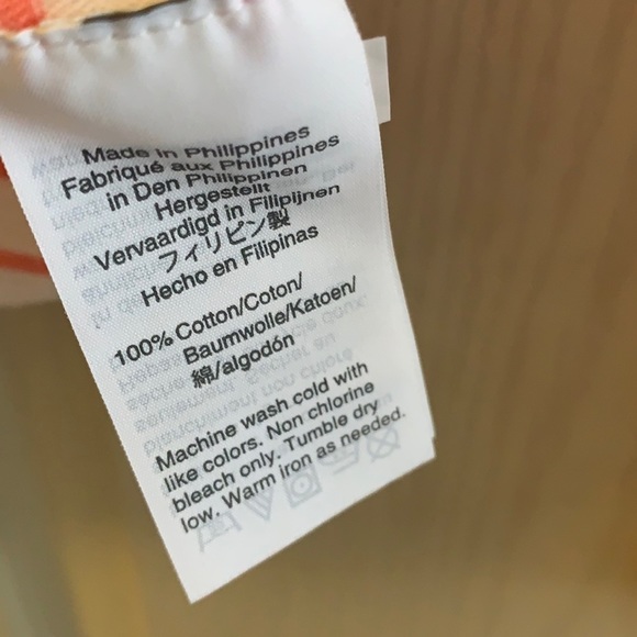 J.Crew crewcuts pink and white striped long tee - Picture 4 of 4